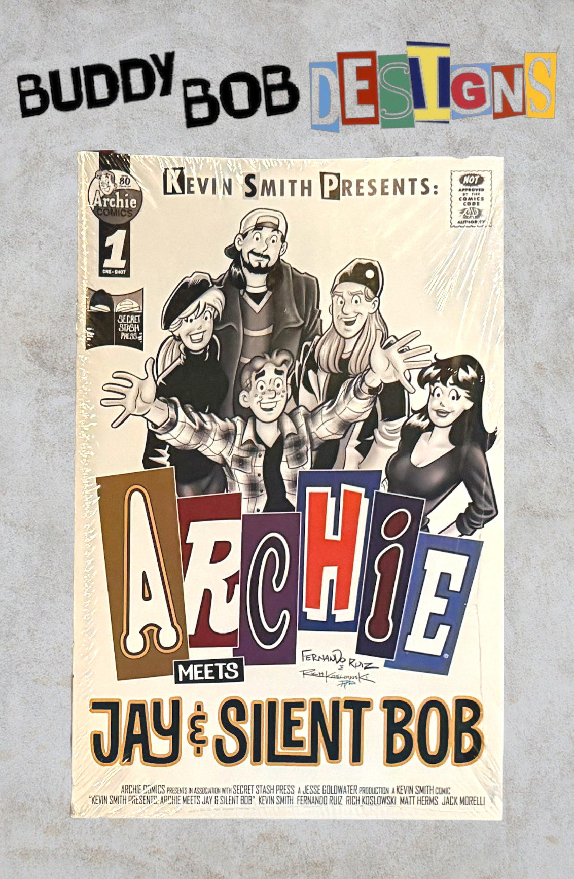 Archie Meets Jay and Silent Bob - Cover B - Grayscale Cover Variant