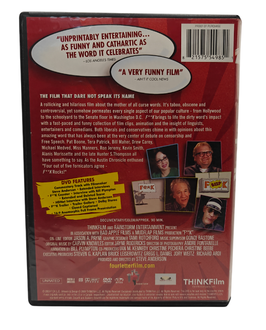 F*ck: A Documentary (2005) - DVD