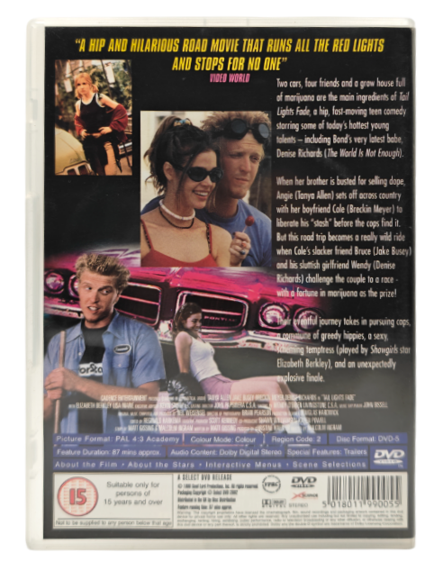 Tail Lights Fade (1999) - UK Version - DVD