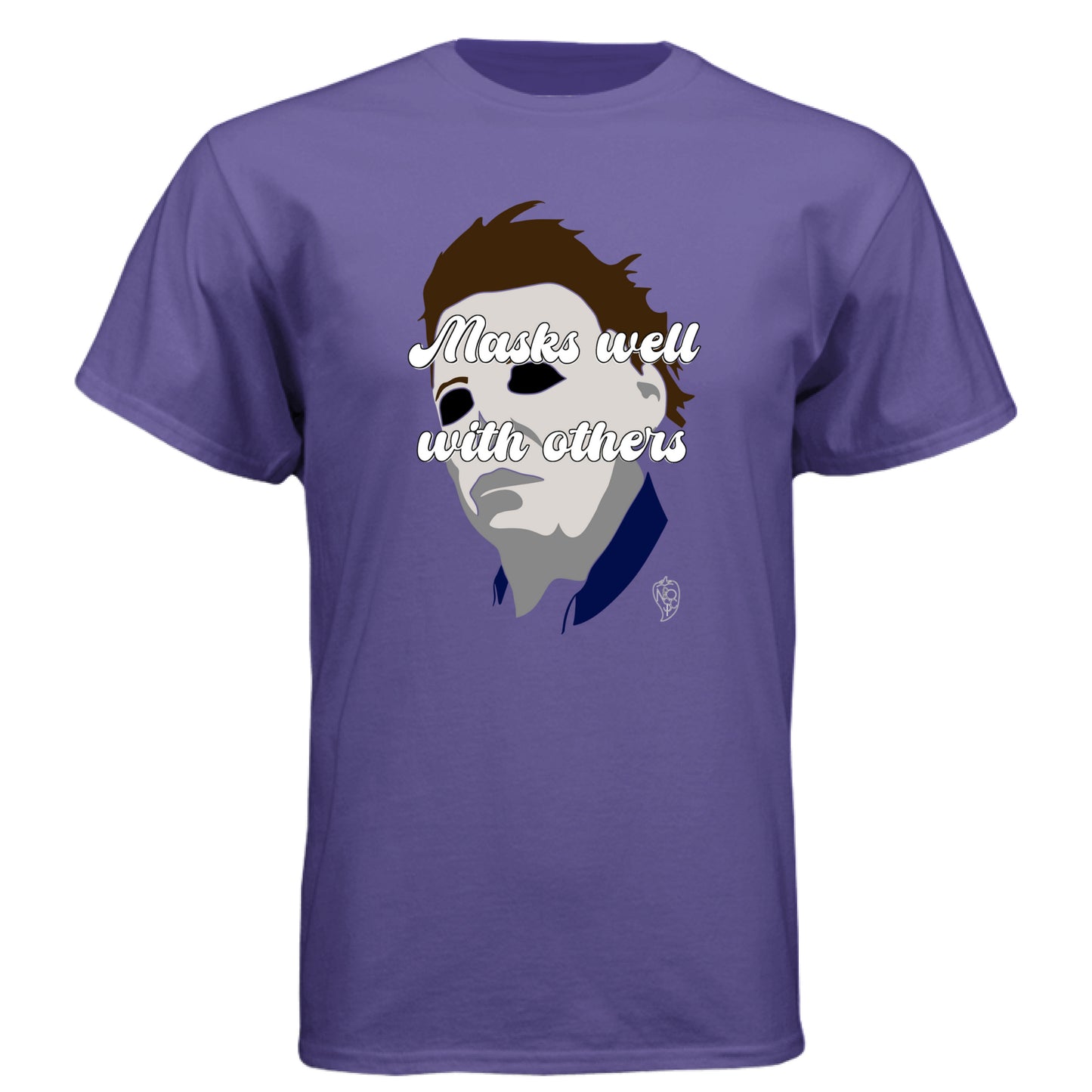 Masks Well With Others Horror - Graphic Tee