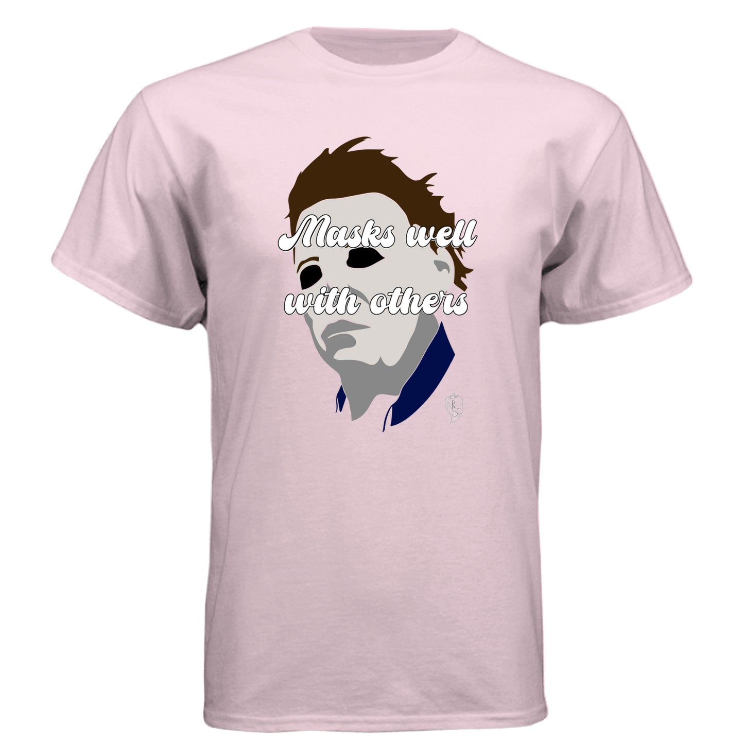 Masks Well With Others Horror - Graphic Tee