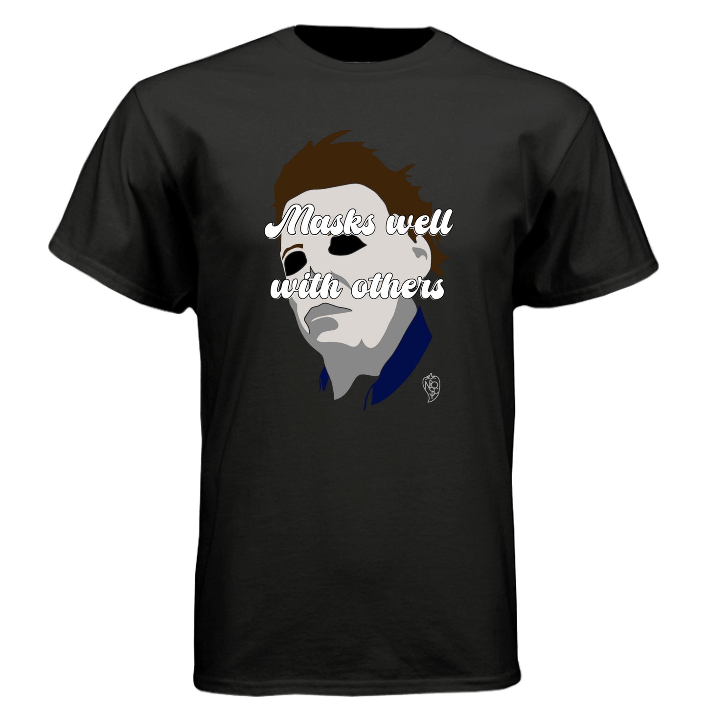 Masks Well With Others Horror - Graphic Tee
