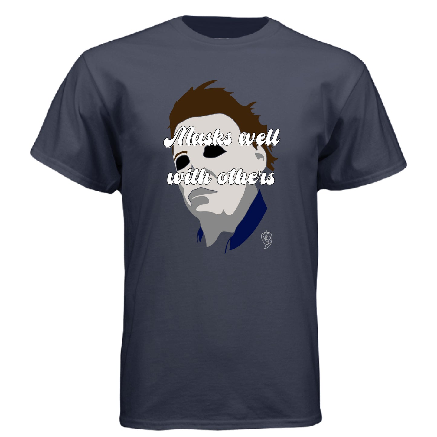 Masks Well With Others Horror - Graphic Tee