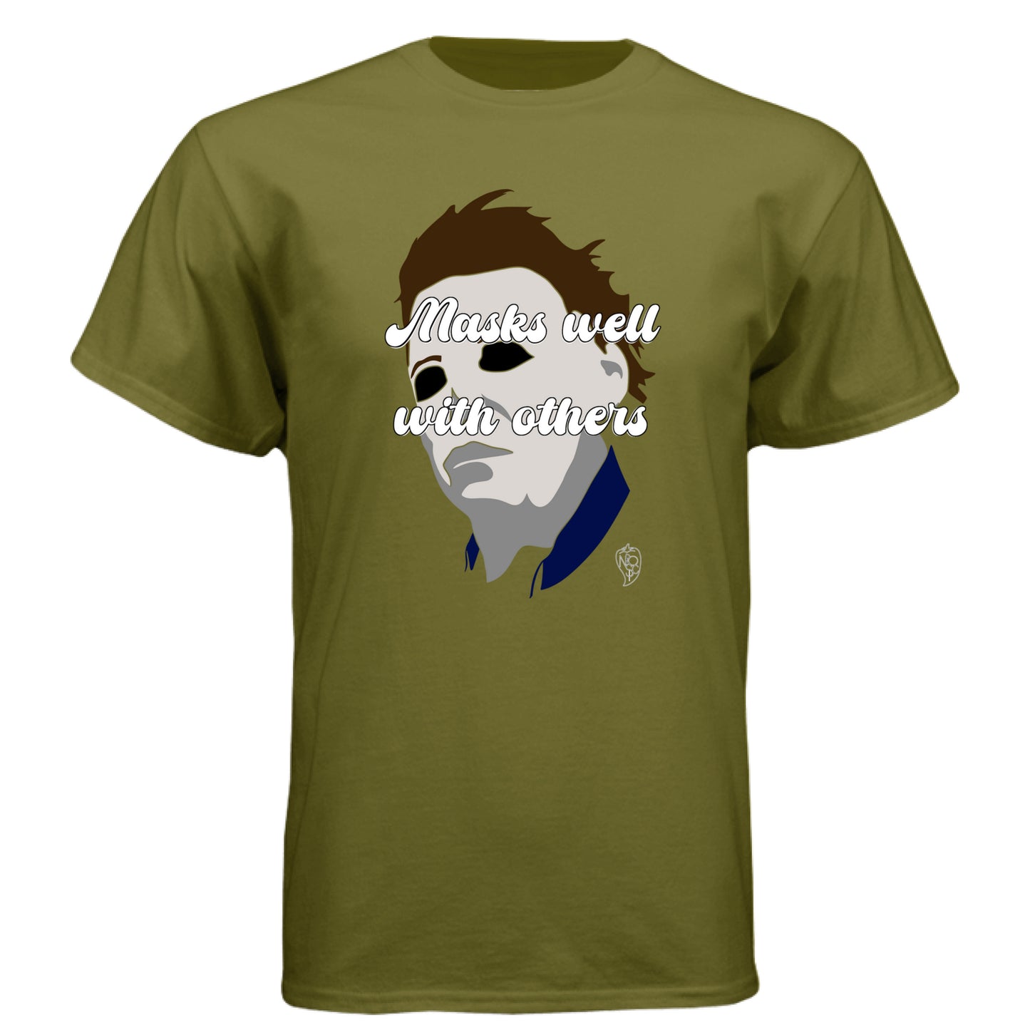 Masks Well With Others Horror - Graphic Tee