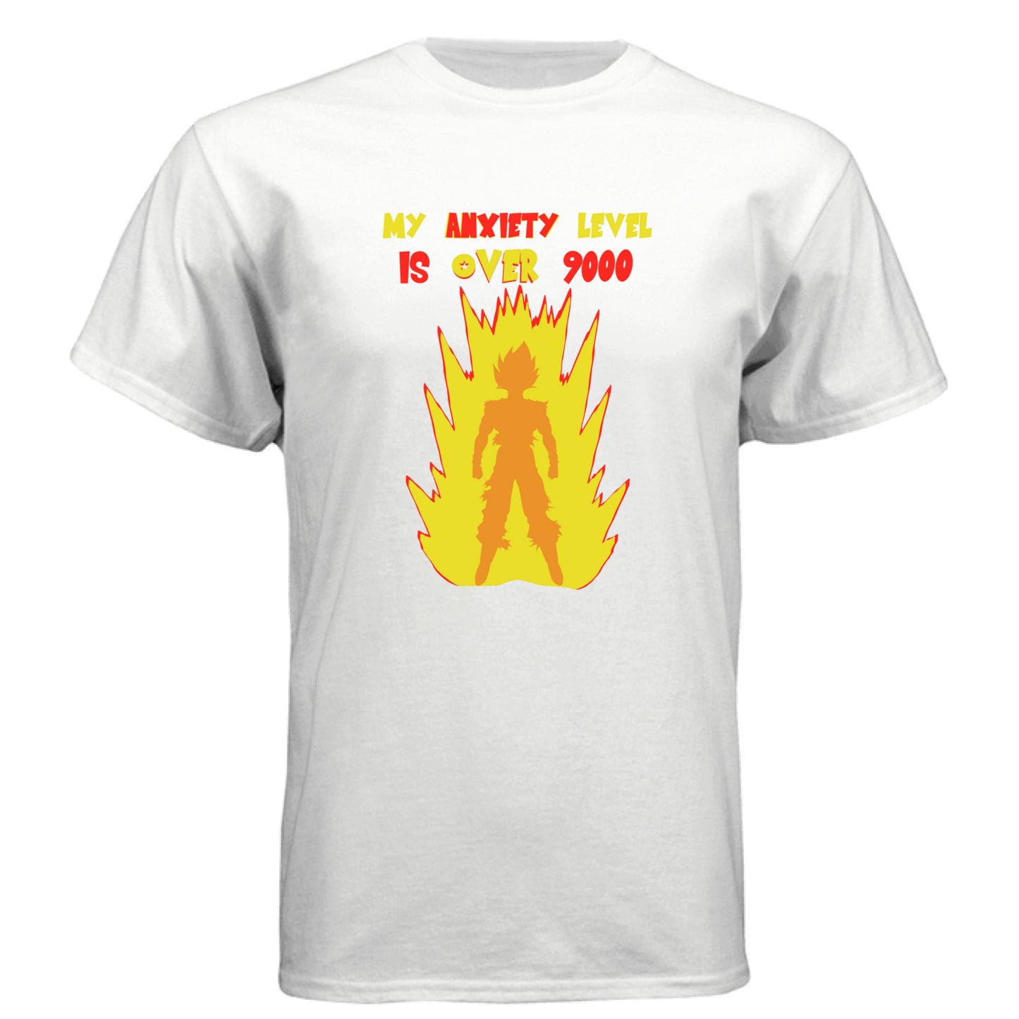 My Anxiety is Over 9000 Anime - Graphic Tee