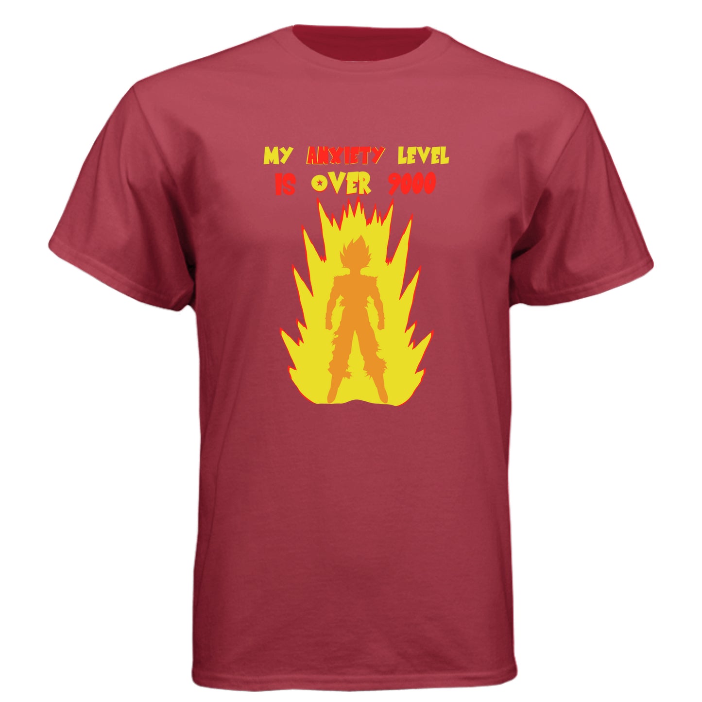 My Anxiety is Over 9000 Anime - Graphic Tee