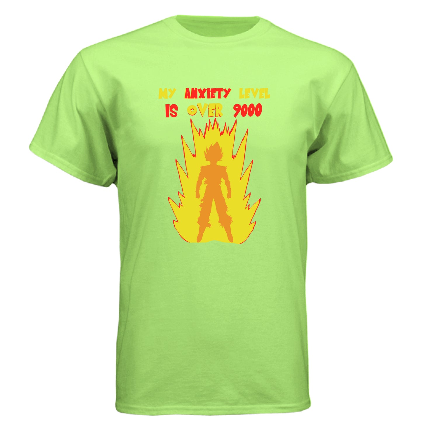 My Anxiety is Over 9000 Anime - Graphic Tee