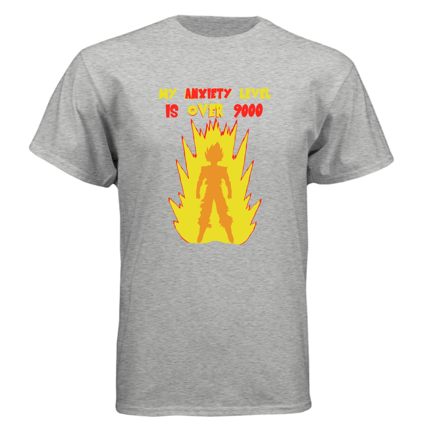 My Anxiety is Over 9000 Anime - Graphic Tee