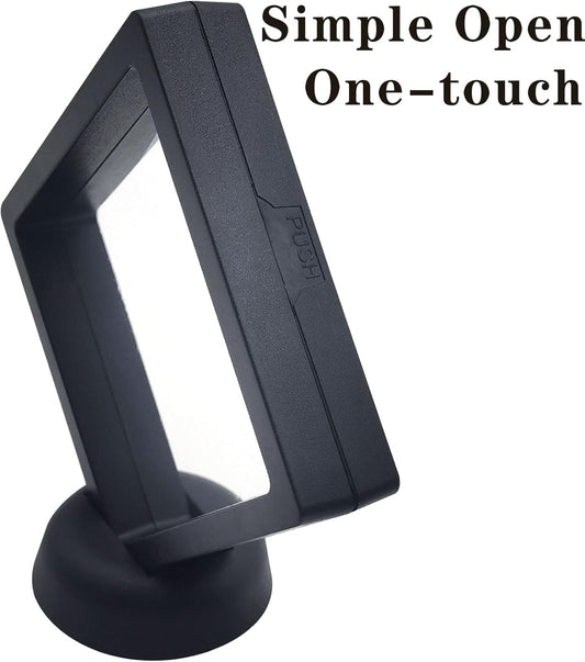 3D Floating Display Case - Challenge Coin Display Stand