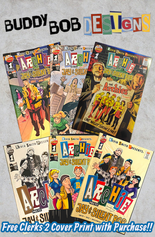 Archie Meets Jay and Silent Bob 6 Cover Pack & Bonus Print